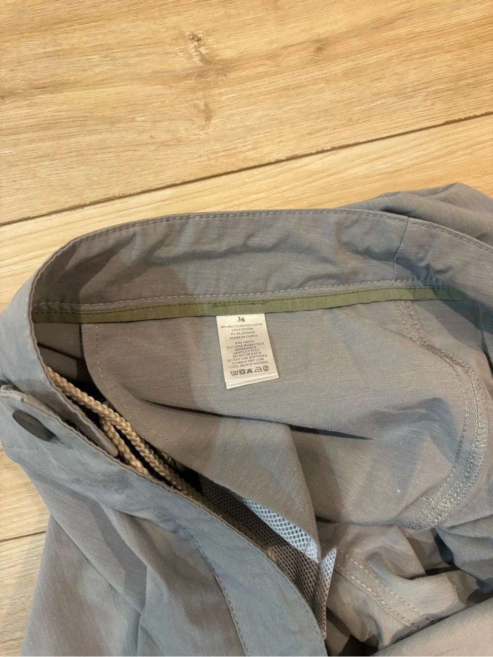Faherty All Day Shorts Mens 36 gray Hybrid Performance Quick Dry 9